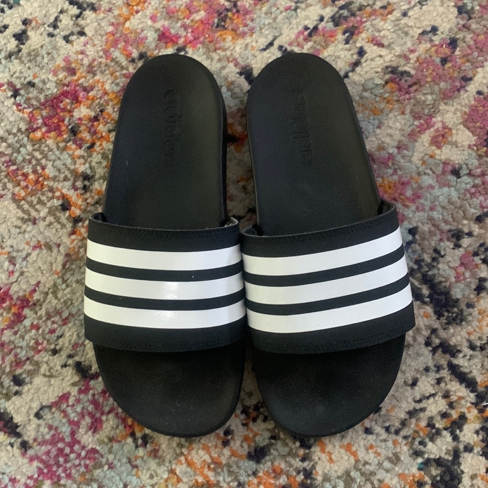 Adidas slides, size 7